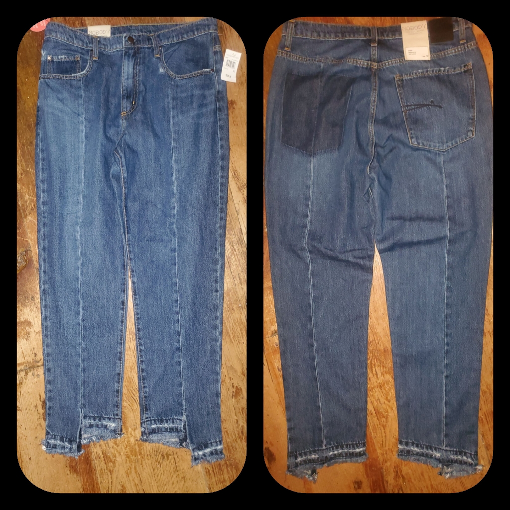 Nobody Denim Issy Straight Leg Mom Jeans Ahhsome Unusual And Kewl Nwt Sz 32 — image 4 of 8